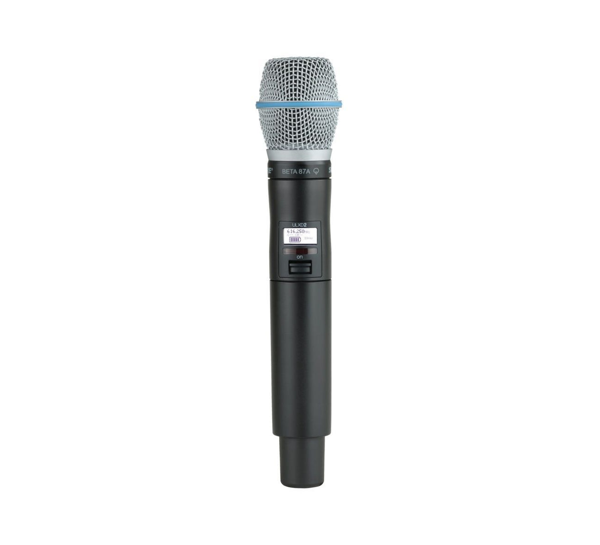 Shure ULXD2/B87A - Digital Handheld Transmitter with Beta 87A Capsule (J50A Band: 572-616 MHz)