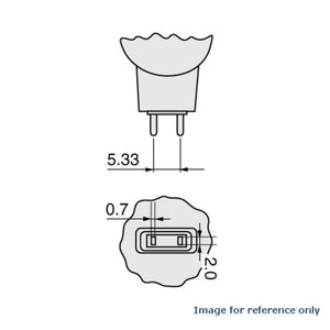 Ushio Halogen Projector Lamp FXL 82V410W