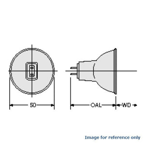 Ushio Halogen Projector Lamp FXL 82V410W