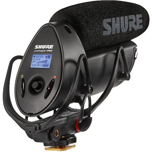 Shure VP83F LensHopper Shotgun Microphone with Integrated Flash