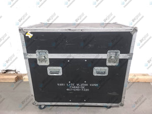 (2) Vari-Lite VL2500 Moving Head Wash Lights (6929 & 6817 Total Hours) In Wheeled Road Hard Case