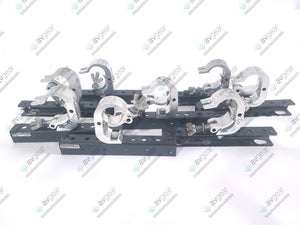 (2) Vari-Lite VL2500 Moving Head Wash Lights (6929 & 6817 Total Hours) In Wheeled Road Hard Case