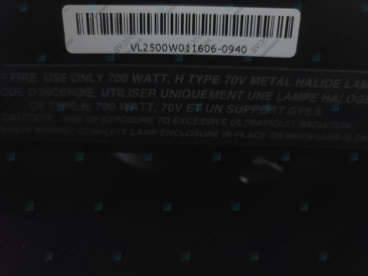 (2) Vari-Lite VL2500 Moving Head Wash Lights (6929 & 6817 Total Hours) In Wheeled Road Hard Case