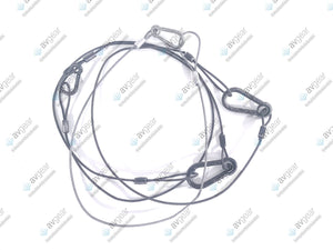 (2) Vari-Lite VL2500 Moving Head Wash Lights (6929 & 6817 Total Hours) In Wheeled Road Hard Case