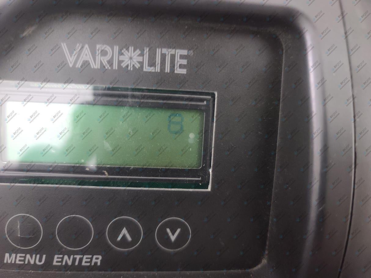 (2) Vari-Lite VL2500 Moving Head Wash Lights (325 & 8 Total Hours) w/ In Wheeled Road Hard Case