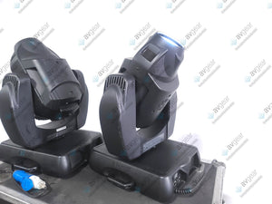 (2) Vari-Lite VL2500 Moving Head Wash Lights (6929 & 6817 Total Hours) In Wheeled Road Hard Case