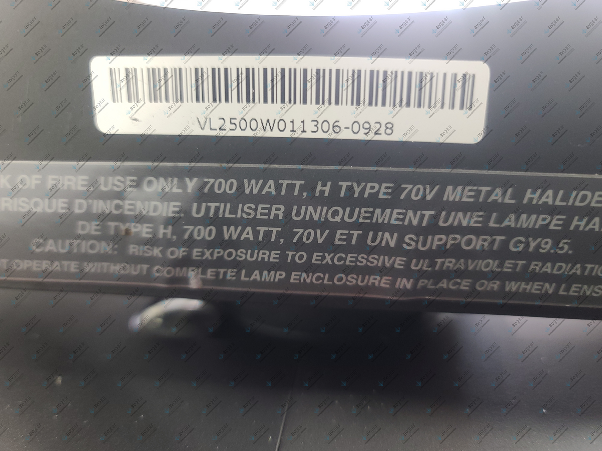 (2) Vari-Lite VL2500 Moving Head Wash Lights (325 & 8 Total Hours) w/ In Wheeled Road Hard Case