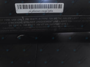 (2) Vari-Lite VL2500 Moving Head Wash Lights (6929 & 6817 Total Hours) In Wheeled Road Hard Case