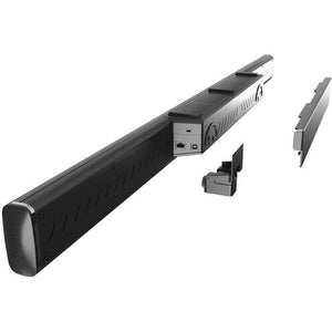 Shure WALL1 Stem Wall Beamforming Microphone Array and Speaker System for Conferencing (Black)