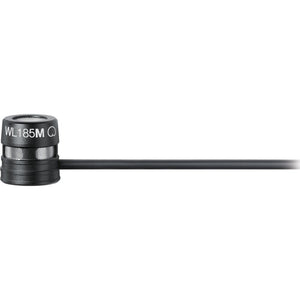 Shure WL185m Low-Profile Cardioid Lavalier Microphone with TA4F Connector (Black)
