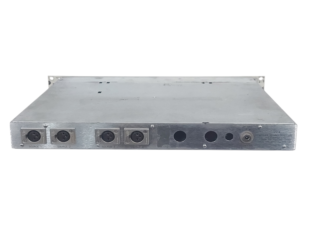 WOHLER TECHNOLOGIES VM-4 Audio Monitor Panel (NEEDS REPAIR)