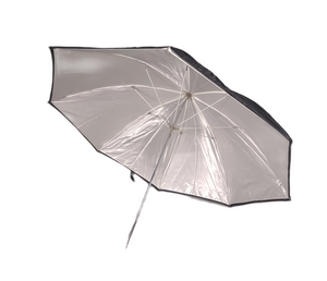 Westcott 45" Optical White Satin Umbrella with Removable Black Cover