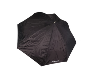 Westcott 45" Optical White Satin Umbrella with Removable Black Cover