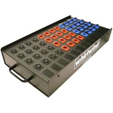 Whirlwind Splitter - Stage Box 16 XLRF [inputs] 16 XLRM [parallel output] 16 XLRM [isolated output w_ground lifts] SB16T11G
