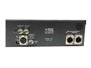 Wohler E MON-1/HD 8 Ch Dolby E, Dolby Digital and PCM Audio Monitor