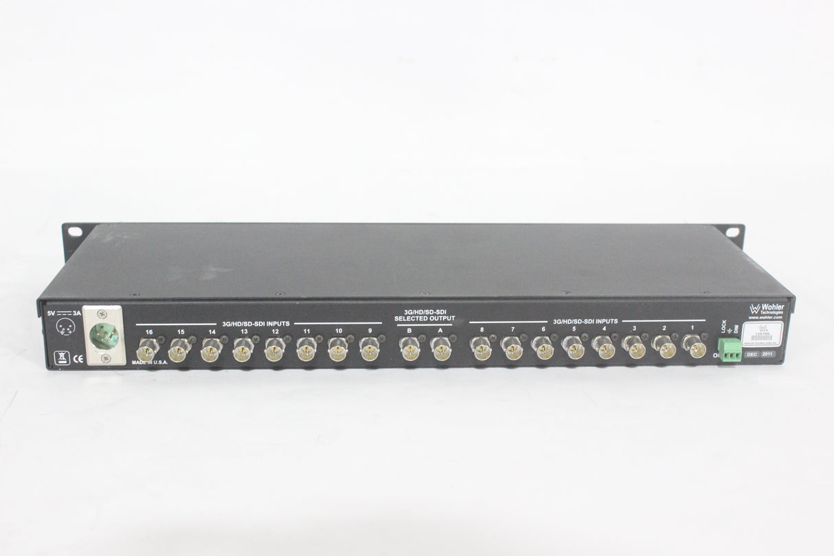 Wohler PRESTO 16x1 SDI Video/Audio Switcher (1371-24-2)