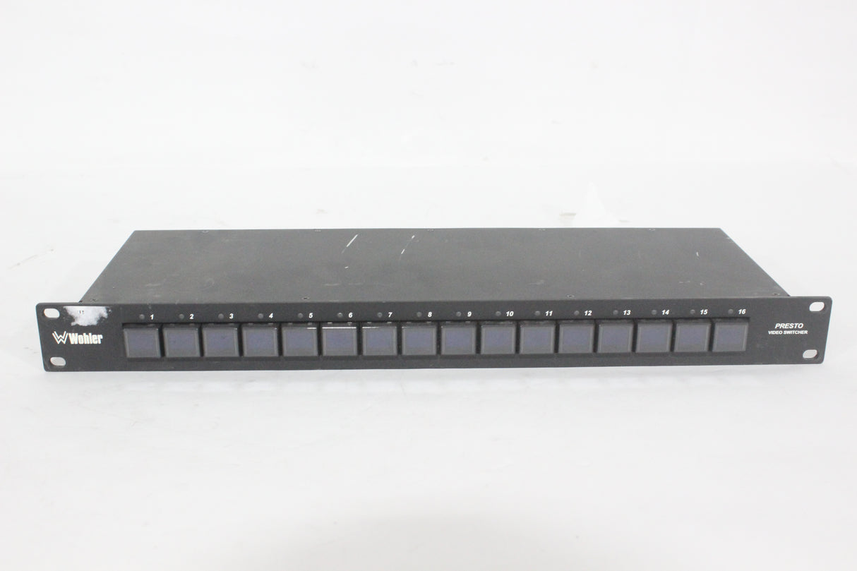 Wohler PRESTO 16x1 SDI Video/Audio Switcher (1371-24-3)