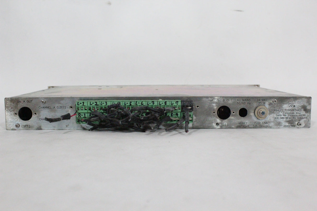 Wohler Technologies Audio Monitor Panel AMP-1A