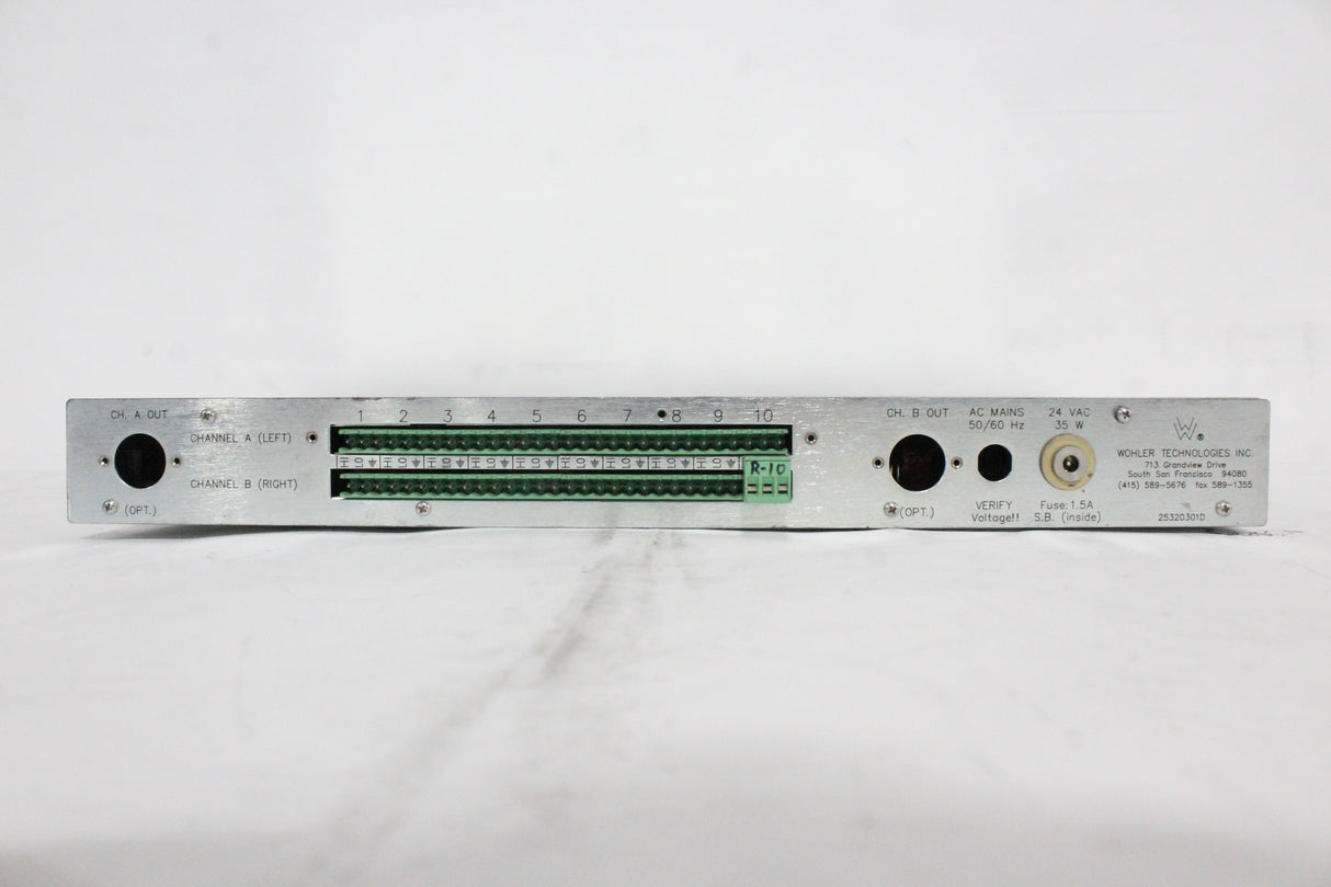 Wohler Technologies Audio Monitor Panel AMP-1A