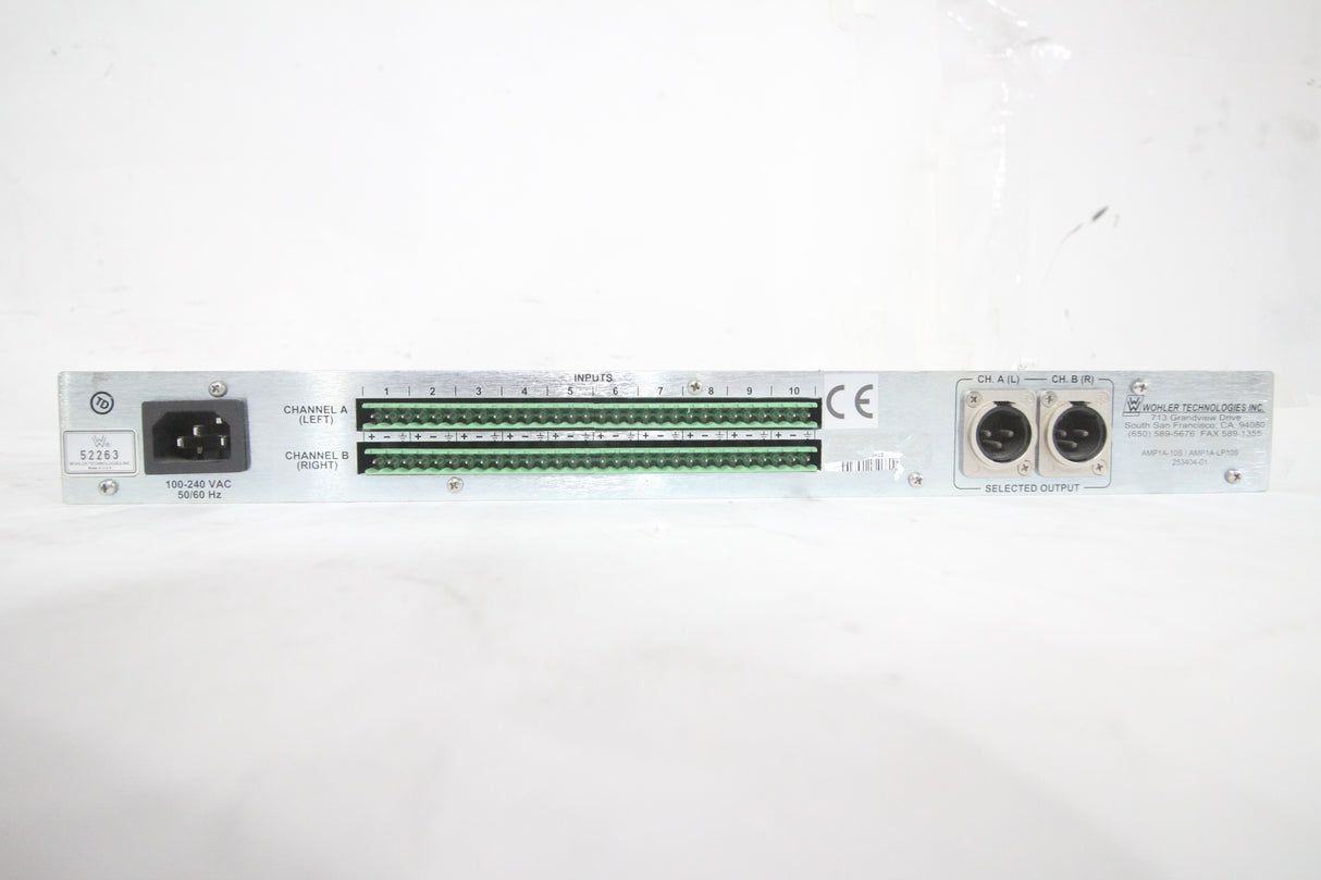 Wohler Technologies VMQ-4 Analog Audio Monitor Panel