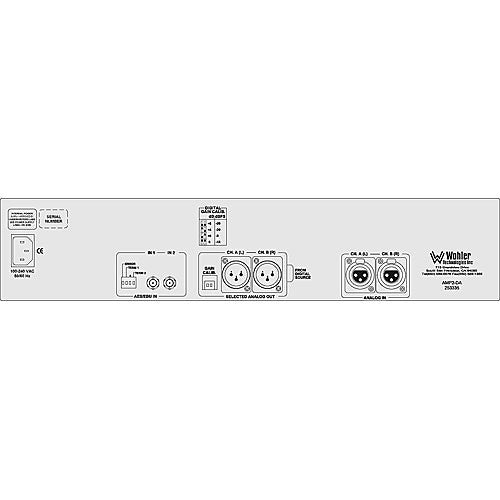 Wohler AMP2-E8MDA Multi-Format Audio Monitor