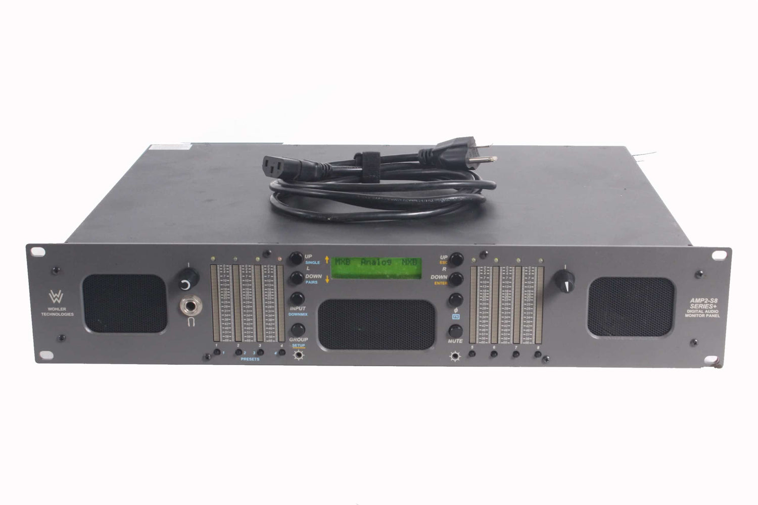Wohler Technologies AMP2-S8 Series+ 2U Digital Audio Monitor Panel