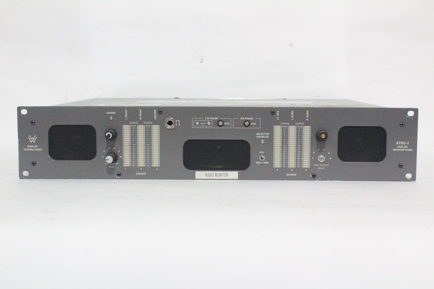 Wohler Technologies AMP2A-2S 2-Channel Professional Analog Audio Monitor Panel