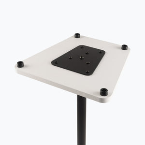 (NEW) On-Stage SMS7500W Wood Studio Monitor Stands (White, Pair)