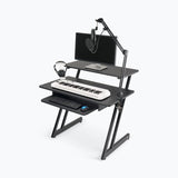 On-Stage WS7500B Workstation Desk - Black Workstation