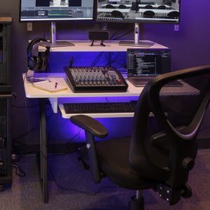 (NEW) On-Stage WS7500W Workstation Desk - White Workstation