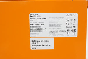 Wowza Media Systems ClearCaster 6G-SDI &amp; HDMI Live Broadcast Streaming Encoder