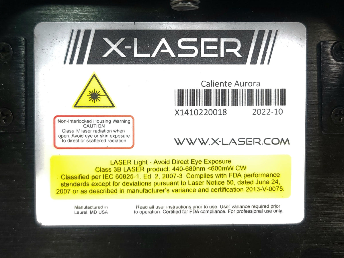 X-LASER Caliente Aurora w/ C-Clamp, Mounting Bracket