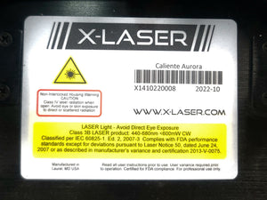 X-LASER Caliente Aurora w/ C-Clamp, Mounting Bracket