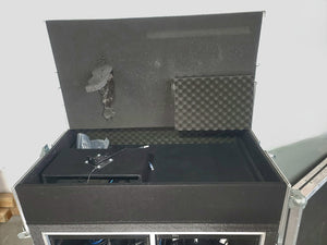 X-treme Cases Custom Wheeled Road Case w/ Storage Compartments & Patch Panels