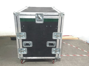 X-treme Cases Custom Wheeled Road Case w/ Storage Compartments & Patch Panels
