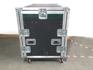 X-treme Cases Custom Wheeled Road Case w/ Storage Compartments & Patch Panels