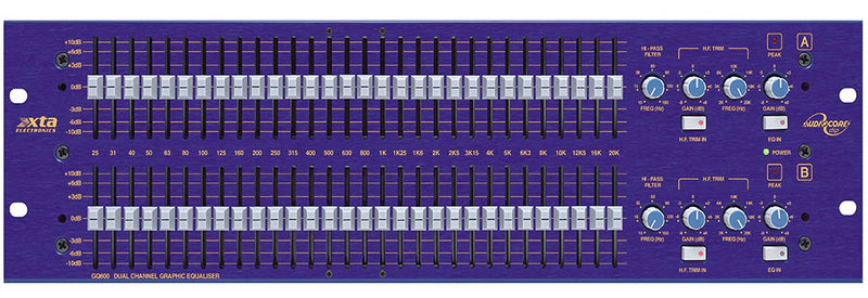 XTA GQ600 Dual Channel Graphic Equalizer