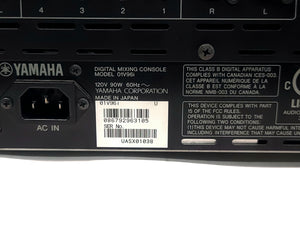 Yamaha 01V96i Digital Mixing Console in Wheeled Hard Case
