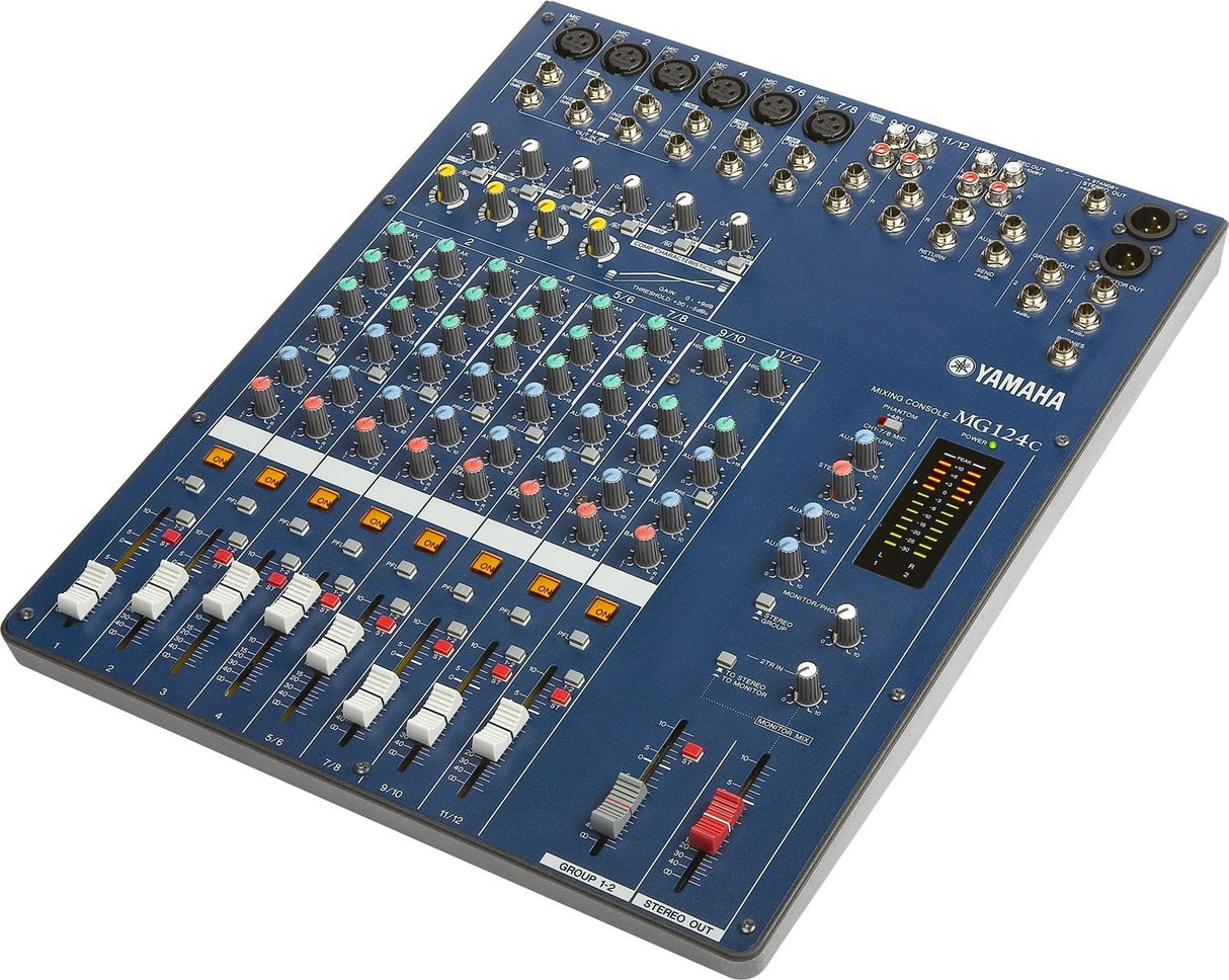Yamaha MG124C 12-Channel Analog Mixer w/ PSU