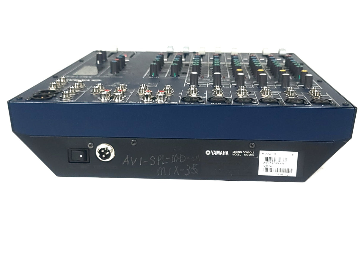 Yamaha MG124C 12-Channel Analog Mixer w/ PSU (MISSING FADERS)