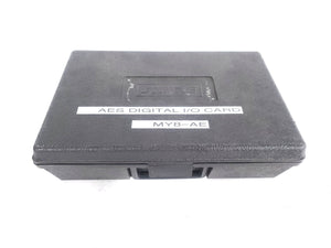 Yamaha MY8-AE 8-Channel AES/EBU Input/Output Digital I/O Card w/ DB25 25-Pin Cable Connector to (8) 3-Pin Male XLR Fanout in (2) Hard Cases