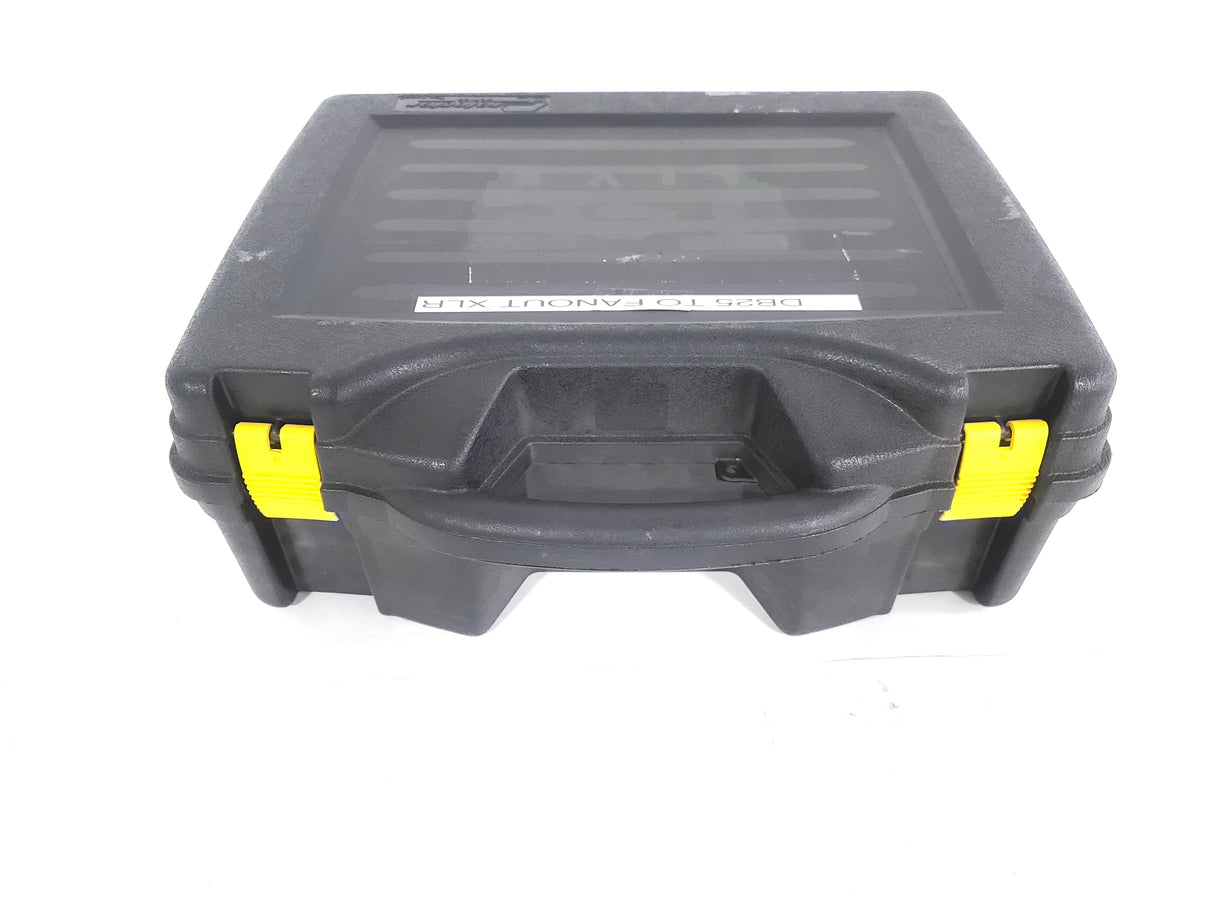 Yamaha MY8-AE 8-Channel AES/EBU Input/Output Digital I/O Card w/ DB25 25-Pin Cable Connector to (8) 3-Pin Male XLR Fanout in (2) Hard Cases