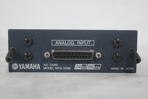 Yamaha MY8AD96 - 8-Channel Balanced 24-Bit 96kHz Analog Input Card for the Yamaha 02R96 and DM2000 Digital Consoles