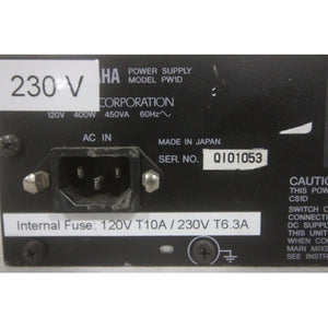 Yamaha PW1D 800W Redundant Power Supply