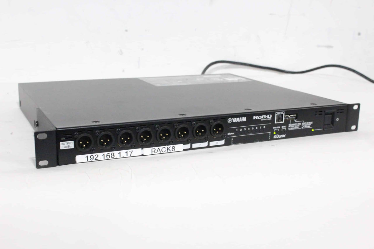 Output Rack Yamaha Ro8-D Rio Series 8-channel Remote Output Rack – AVGear.com