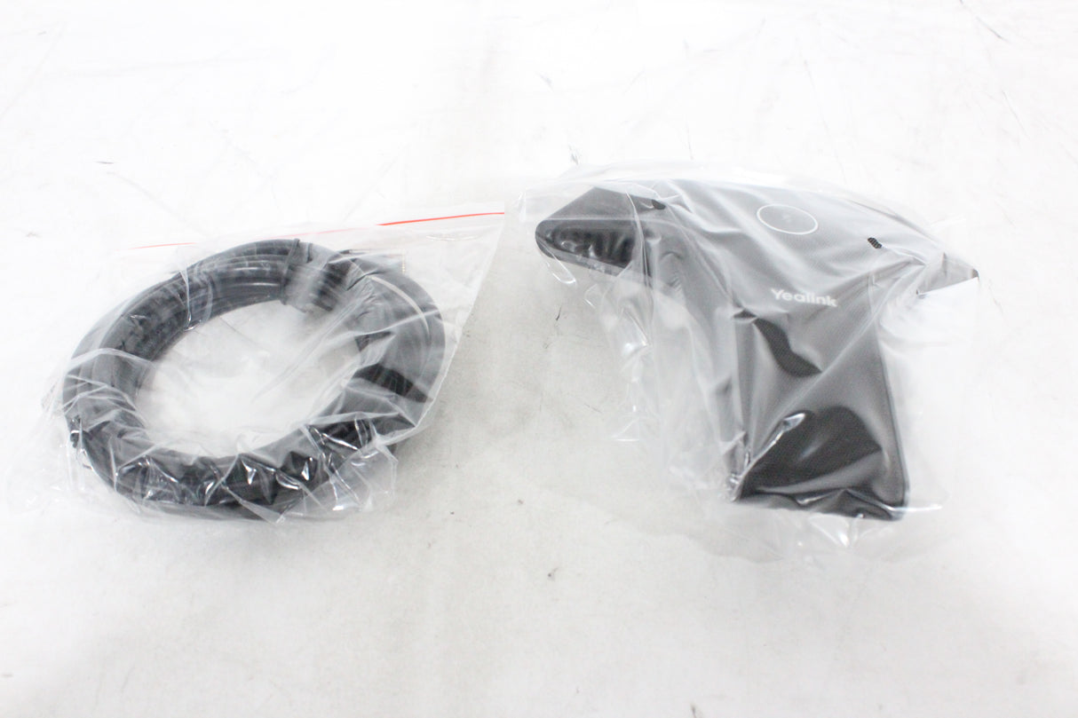 Yealink HD Video Conference System Kit w/ (1) UVC50 USB PTZ Camera, (1) CPW90 CP Wireless Expansion Mic, (2) VCM34 Monophone Arrays, (2) MSpeaker II Video Conferencing Soundbar