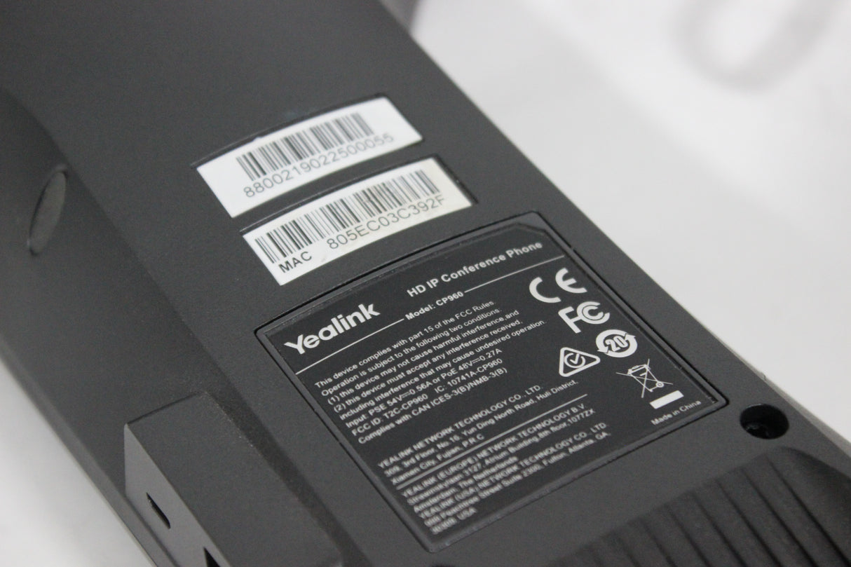 Yealink Optima HD IP Conference Phone CP960 (C1516-827)