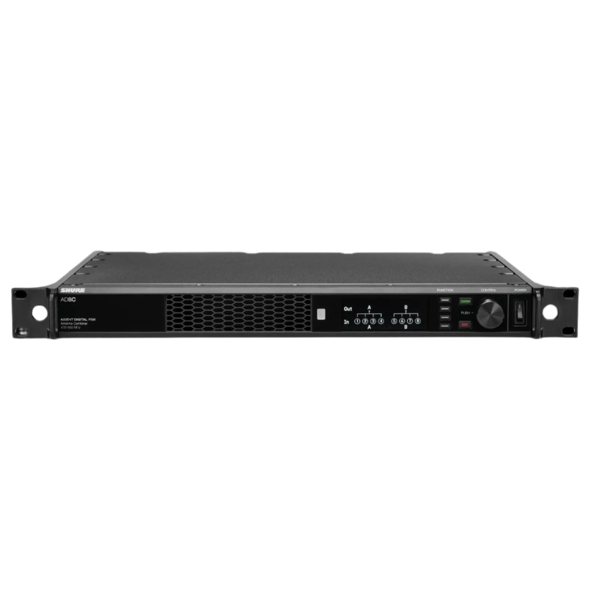 Shure AD8CUS Axient Digital PSM 8-Port Combiner with AC Power Module (470–960 MHz)