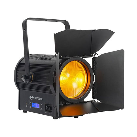 American DJ Encore FR Pro Color 400W LED Fresnel with 7" Lens|adj-encore-fr-pro-color-fresnel-fixture-400w-led-b-stock-BEAM1|adj-encore-fr-pro-color-fresnel-fixture-400w-led-b-stock-BEAM2||American DJ Encore FR Pro Color 400W LED Fresnel with 7" Lens|