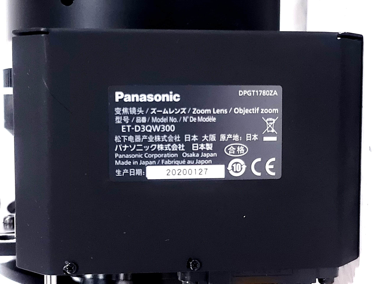 [Wonderful] Panasonic ET-D3QW300 1.11-1.70:1 Projector Zoom Lens